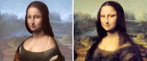 امرأة خلف الموناليزا 9 صور مخفي ة خلفها صور سواليف